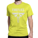 Men's Fireflies Last Of Us T-Shirt Ellie Joel Video Game 100% Cotton