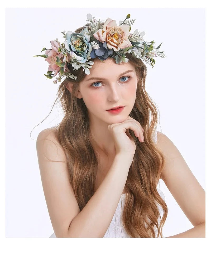 Patty's Flower Garland Headpiece