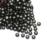 Friendship Bracelet Stars and Letters Acrylic Beads Round Spacer Beads For DIY Jewellery Making