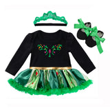 0-2Y 3pcs Girl Baby Superhero Suit Costume Newborn Clothing Sets