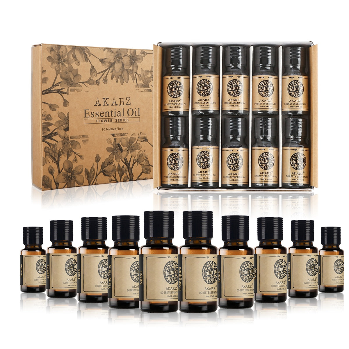 Sets of 10 Flower Essential Oil