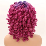 Ringlet Wigs Orange Pink Blonde Cosplay Wigs
