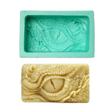 Dragon Eye Square Soap Fondant Cake Silicone Mould Chocolate Candle Baking DIY Tool