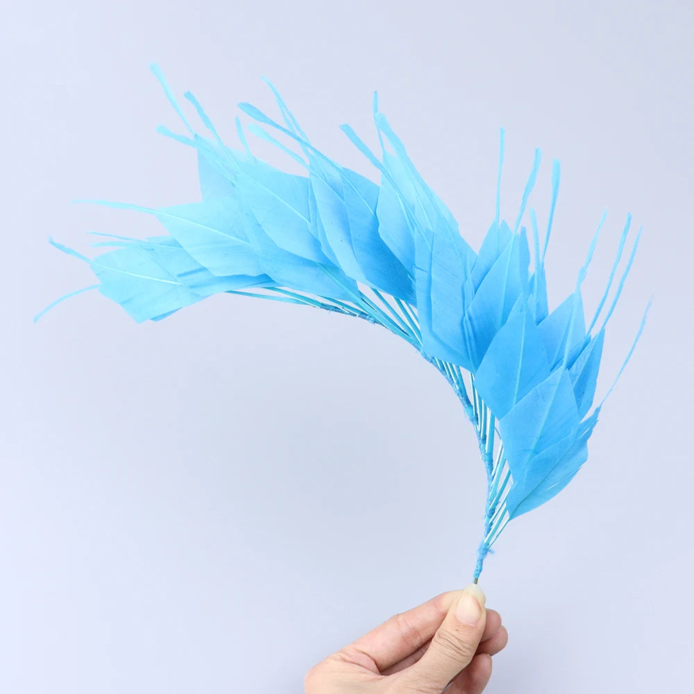 1pc Dyed Goose Feather 25-30CM DIY Crafts