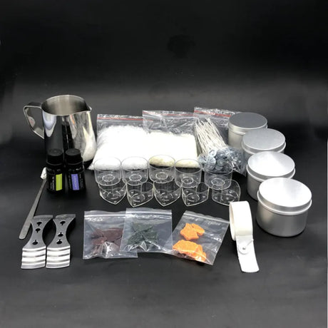 Candle Making Kit Pouring Pot Wicks Sticker DIY Candle Craft Tools
