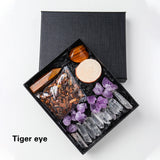 Natural Crystal Gift Sets Amethyst Clear Quartz Rose Quartz Gifts Box