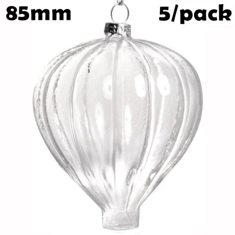 Five DIY Paintable Fillable Christmas Decoration Ornament 120*100mm Snowflake