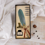 Calligraphy Feather Quill Fountain Pen Set Gift Box