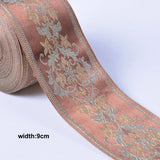 1M Boho Embroidered Jacquard Ribbons Trim DIY Craft
