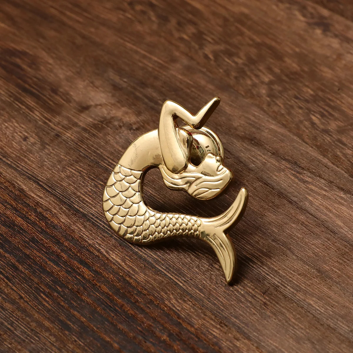 Golden Mermaid Dresser Knobs Furniture Handles Drawers Hardware Cabinets Pulls