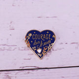Courage, Dear Heart Enamel Lapel Pins Badge