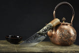 The Fisherman's Knife Steel Blade Handmade Forged Utility Boning Chef Cleaver