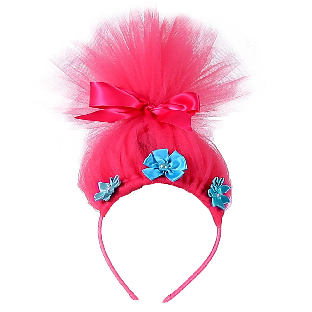 Trolls Tutu Dress Princess Poppy Costume Halloween Dresses