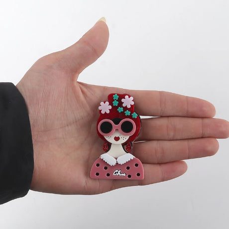 Humans of New York Acrylic Brooches