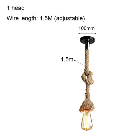 Pirate's Ship Hemp Rope Ceiling Pendant Light Chandeliers Spider Chandelier