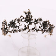 Duchess Delilah Baroque Crystal Pearls Tiaras