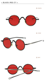 Frank's Round Metal Sunglasses UV400 Sun Glasses