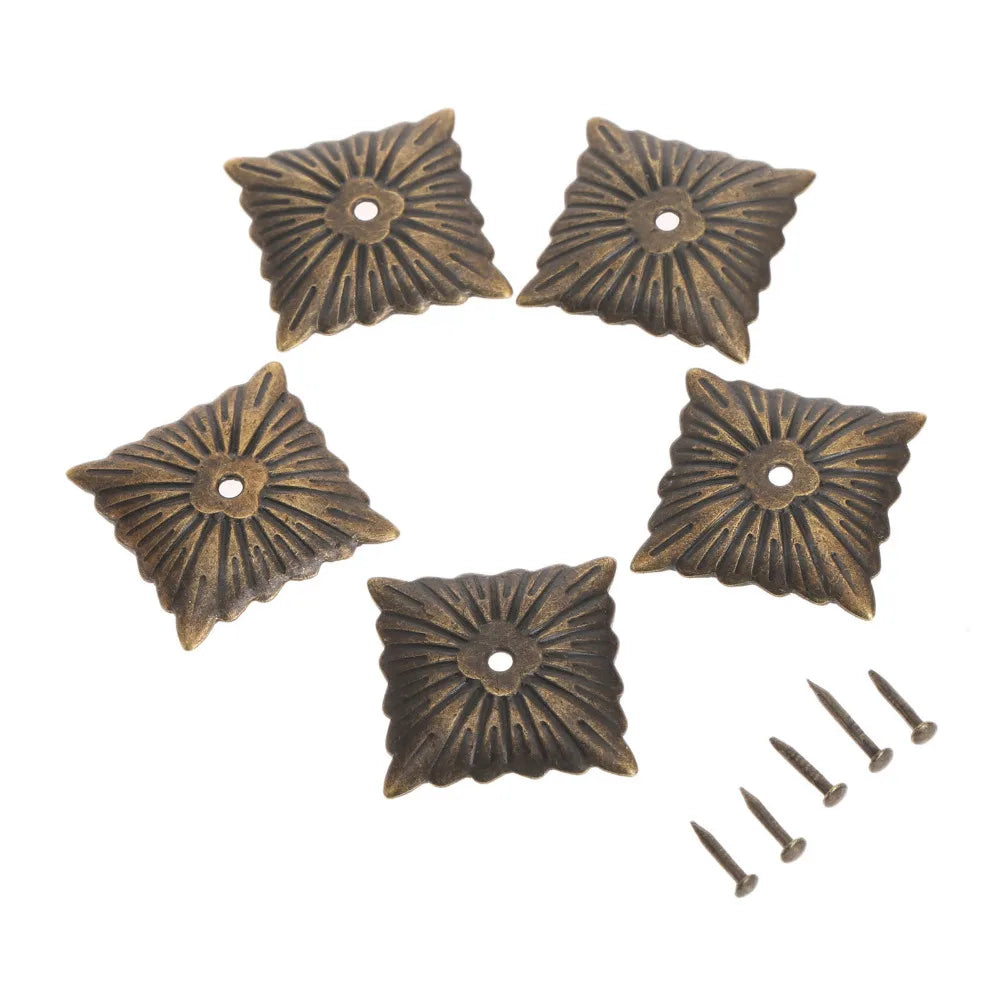 100 Iron Tacks Furniture Hardware Nails Antique Bronze Decorative Upholstery Studs