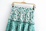 Chaima's Boho Two Piece Sets Mini Skirts and Crop Top