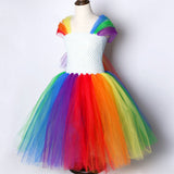 Little Girl Rainbow Pony Tutu Dress