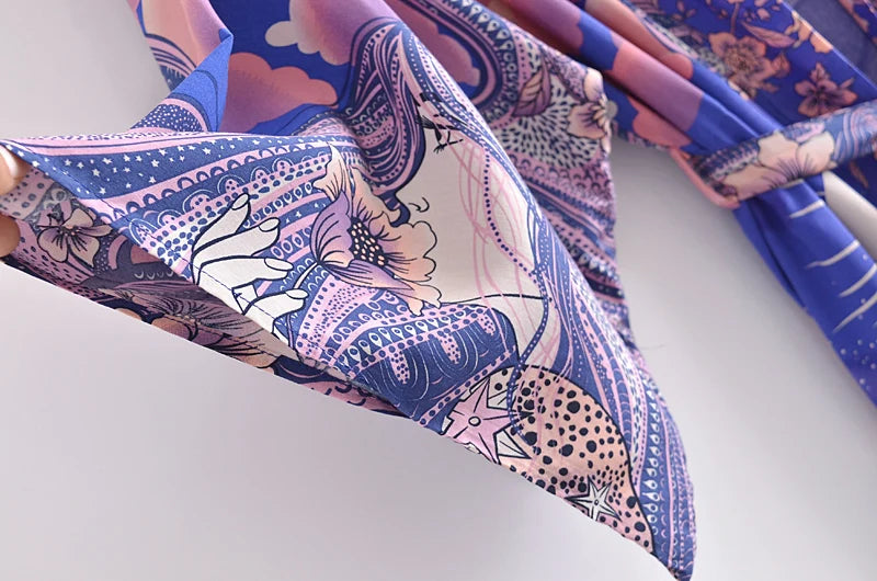 California Dreamin' Long Kimono Robes