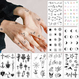 Small Simple Line Drawing Temporary Tattoos