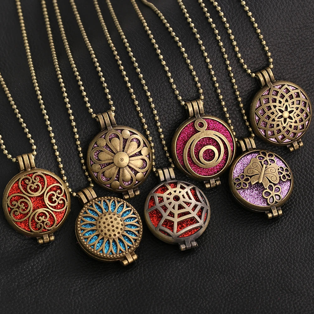 Aromatherapy Diffuser Necklaces Perfume Essential Oil Diffuser Lockets