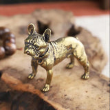 Copper Bulldog Figurine Tea Pets