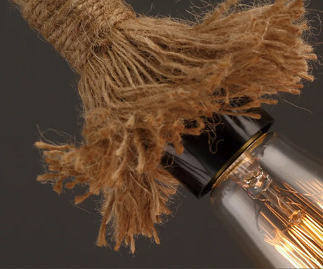 Pirate's Ship Hemp Rope Ceiling Pendant Light Chandeliers Spider Chandelier