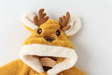 Christmas Deer Plush Baby Jacket