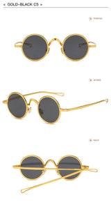 Frank's Round Metal Sunglasses UV400 Sun Glasses