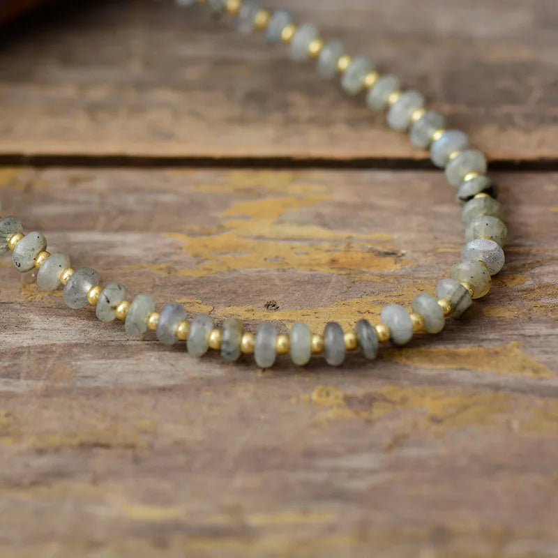Earthly Natural Stones Beaded Necklace