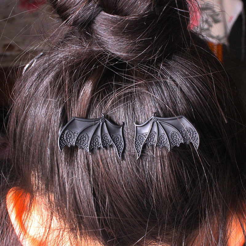 Bat Wings Hair Clips