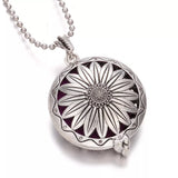 Aromatherapy Locket Necklaces Essential Oil Perfume Aroma Diffuser Necklace
