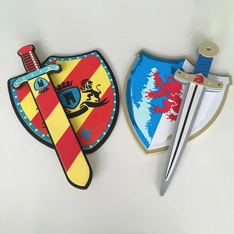 Medieval Sword & Shield Set Soft Children Cosplay
