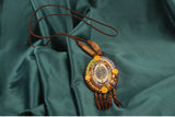 Handmade Beaded Leather Boho Necklaces