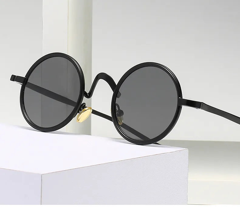 Frank's Round Metal Sunglasses UV400 Sun Glasses