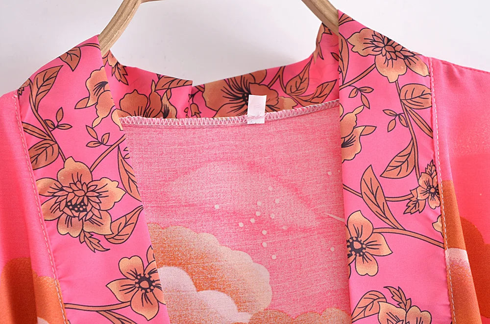California Dreamin' Long Kimono Robes