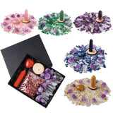 Natural Crystal Gift Sets Amethyst Clear Quartz Rose Quartz Gifts Box