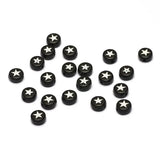 Friendship Bracelet Stars and Letters Acrylic Beads Round Spacer Beads For DIY Jewellery Making