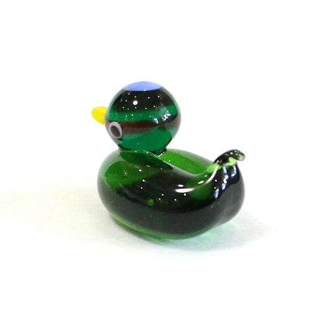 Glass Duck Mini Figurines Tea Pets