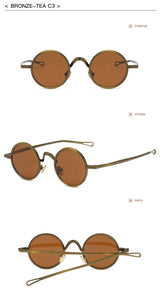 Frank's Round Metal Sunglasses UV400 Sun Glasses