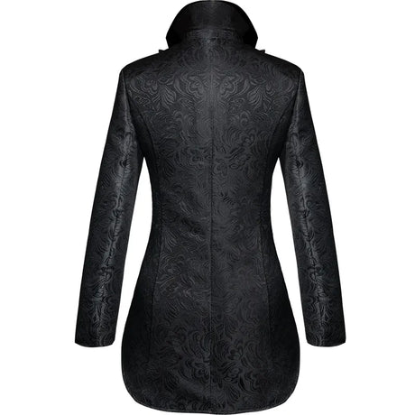 Mens Steampunk Victorian Gothic Jacquard Tailcoat Jacket Stage Performance Costumes