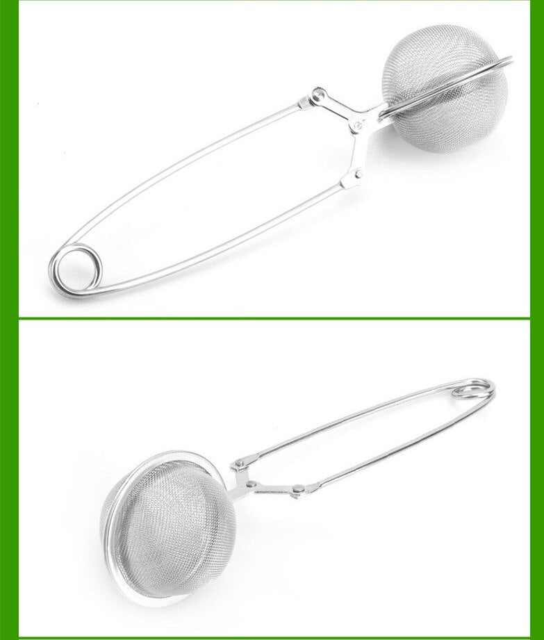 Tea Infuser Ball Stirrer Stainless Steel Mesh Tea Strainer