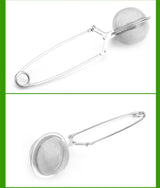 Tea Infuser Ball Stirrer Stainless Steel Mesh Tea Strainer