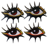 Appliqué Patches Sequins Eye Embroidery Patch Sewing Accessories Iron On Patches