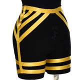 Pearlescent Colours Leg Harness High Waist Garter Belt Cosplay