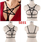 Pentagram Punk Harness Cage Body Harness