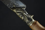 The Fisherman's Knife Steel Blade Handmade Forged Utility Boning Chef Cleaver