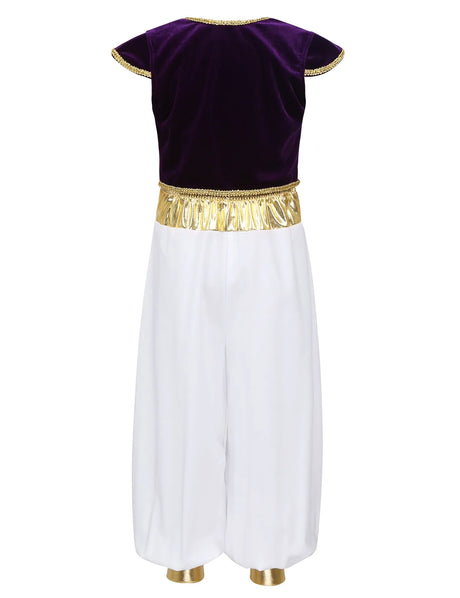 Aladdin Costume Kids Boys Arabian Prince Costume